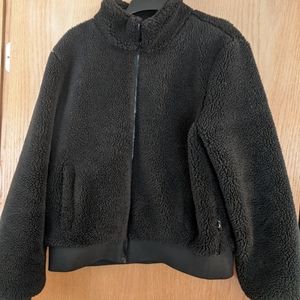 Black teddy bear jacket